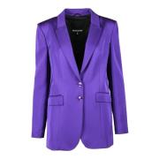 Viscose jas Patrizia Pepe , Purple , Dames