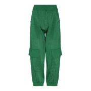 Groene Cargo Broek met Lurex Circus Hotel , Green , Dames