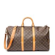 Pre-owned Canvas travel-bags Louis Vuitton Vintage , Brown , Dames