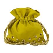 Dames Clutch Tas Duchess Stijl Pinko , Green , Dames