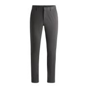 Slim Fit Chino Broek in Grijs Hugo Boss , Gray , Heren