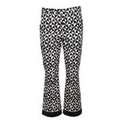 Katoen Elastaan Broek Max Mara , Black , Dames