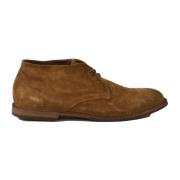 Leren schoenen met rubberen zool Pantanetti , Brown , Heren