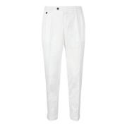 Casual Lyocell Katoenmix Broek Briglia , White , Heren