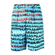 Katoenen Bermuda Shorts Marni , Blue , Heren