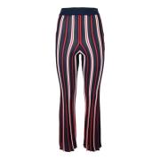 Stijlvolle Viscose Blend Broek Elisabetta Franchi , Multicolor , Dames