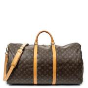 Pre-owned Canvas travel-bags Louis Vuitton Vintage , Brown , Dames