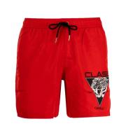 Boxer Style Herenzwemkleding Cavalli Class , Red , Heren