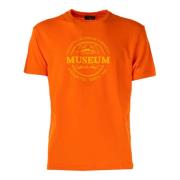 Leo Heren T-shirt Museum , Orange , Heren