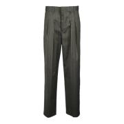 Stijlvolle katoenmix wollen broek Dondup , Gray , Dames