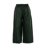 Dames Leren Broek Ultralight Papika Stijl Pinko , Green , Dames