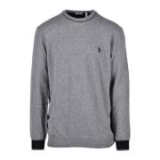 Wolmix Gebreide Trui U.s. Polo Assn. , Gray , Heren