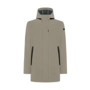 Taupe Driekwart Jas RRD , Gray , Heren