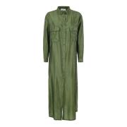 Maxi Jurk Fabiana Filippi , Green , Dames