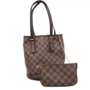 Pre-owned Fabric totes Louis Vuitton Vintage , Brown , Dames