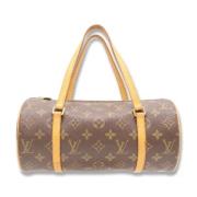 Pre-owned Canvas shoulder-bags Louis Vuitton Vintage , Brown , Dames