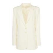 Geknoopte Damesblazer Patrizia Pepe , White , Dames