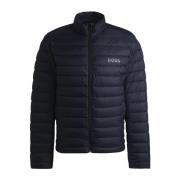 Blauwe Herenjas Straight Fit Hugo Boss , Blue , Heren