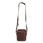 Pre-owned Fabric louis-vuitton-bags Louis Vuitton Vintage , Brown , Da...