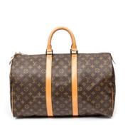 Pre-owned Canvas travel-bags Louis Vuitton Vintage , Brown , Dames