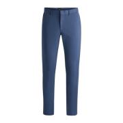 Blauwe Chino Broek Slim Fit Hugo Boss , Blue , Heren