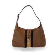 Pre-owned Leather gucci-bags Gucci Vintage , Brown , Dames