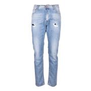 Slim-fit Jeans Daniele Alessandrini , Blue , Heren