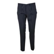 Polyester Herenbroek Daniele Alessandrini , Blue , Heren