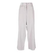 Katoenen broek Max Mara , White , Dames