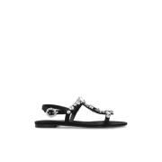 Sandalen met decoratieve afwerking Dolce & Gabbana , Black , Dames