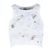 Top Msgm , White , Dames