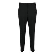 Elegante Viscose Acetaat Broek Aspesi , Black , Dames