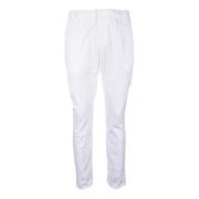 Katoenen Casual Broek Dondup , White , Heren