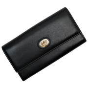 Pre-owned Leather wallets Gucci Vintage , Black , Dames