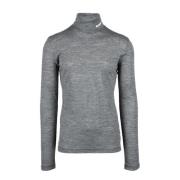 Stijlvolle wollen blend trui Jil Sander , Gray , Heren