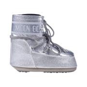 Lage Glitterlaars Moon Boot , Gray , Dames