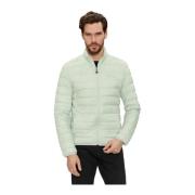 Groene Regular Fit Jas met Rits Emporio Armani EA7 , Green , Heren