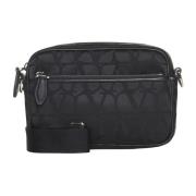 Zwarte Crossbody Tas Toile Iconographe Valentino Garavani , Black , He...