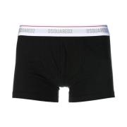 Boxershorts met contrasterende tailleband Dsquared2 , Black , Heren