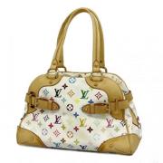 Pre-owned Fabric handbags Louis Vuitton Vintage , White , Dames