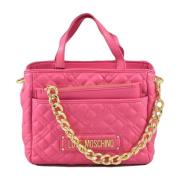 Stijlvolle PU Schoudertas Love Moschino , Pink , Dames