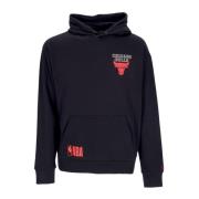 Chicago Bulls Logo Hoodie Zwart New Era , Black , Heren