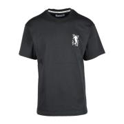 Witte T-shirt voor heren Bikkembergs , Black , Heren