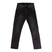 Regular Stretch Denim Jeans Liu Jo , Black , Heren