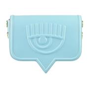 Stijlvolle PU-tas Chiara Ferragni Collection , Blue , Dames