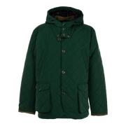 Heren Hooded Parka Jas - James Husky Original , Green , Heren