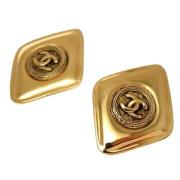 Pre-owned Metal chanel-jewelry Chanel Vintage , Yellow , Dames