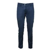 Katoenmix Stretchbroek Mason's , Blue , Dames