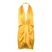 Elegante Jurk voor Vrouwen Nineminutes , Yellow , Dames