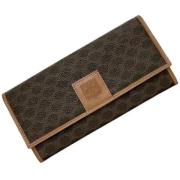 Pre-owned Leather wallets Celine Vintage , Brown , Dames